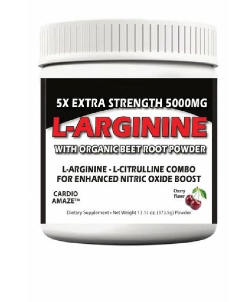 CARDIO AMAZE 5X EXTRA STRENGTH 5000MG L-ARGININE 
