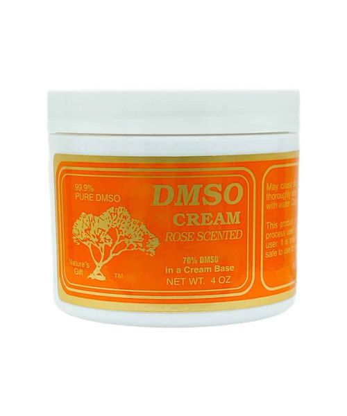 DMSO Rose Scented Cream with Aloe 4oz